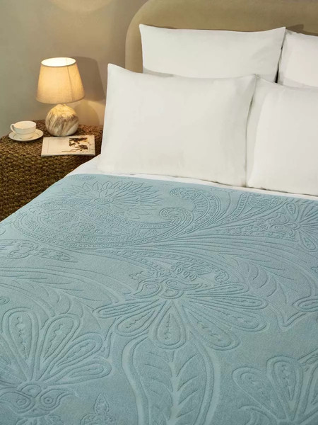 Изображение товара Покрывало Arya Greta 150x200 / 8680943257925 (темно-зеленый)