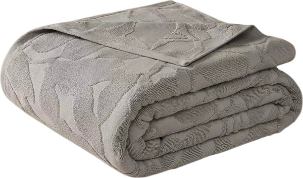 Изображение товара Покрывало Arya Leaves 150x200 / 8680943258007 (светло-серый)