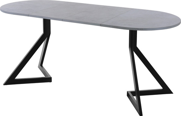 Изображение товара Обеденный стол AMC Elite Е20(1100) D3 (черный/бетон чикаго светло-серый)