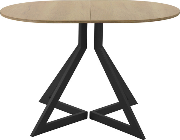 Изображение товара Обеденный стол AMC Elite Е20(1100) D3 (черный/дуб небраска натур)