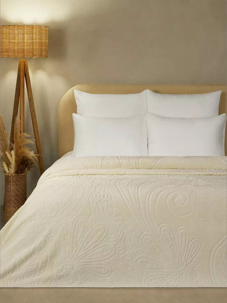 Изображение товара Покрывало Arya Greta 200x240 / 8680943257949 (кремовый)