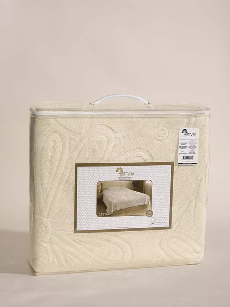 Изображение товара Покрывало Arya Greta 200x240 / 8680943257949 (кремовый)