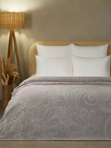 Изображение товара Покрывало Arya Greta 200x240 / 8680943257956 (светло-серый)