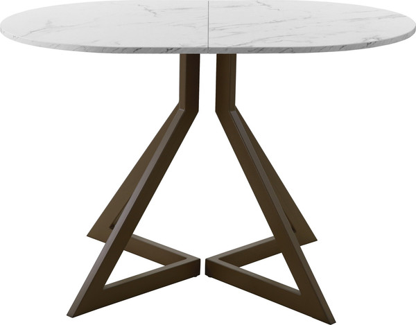 Изображение товара Обеденный стол AMC Elite Е20(1100) D3 (коричневый/мрамор кристалл)