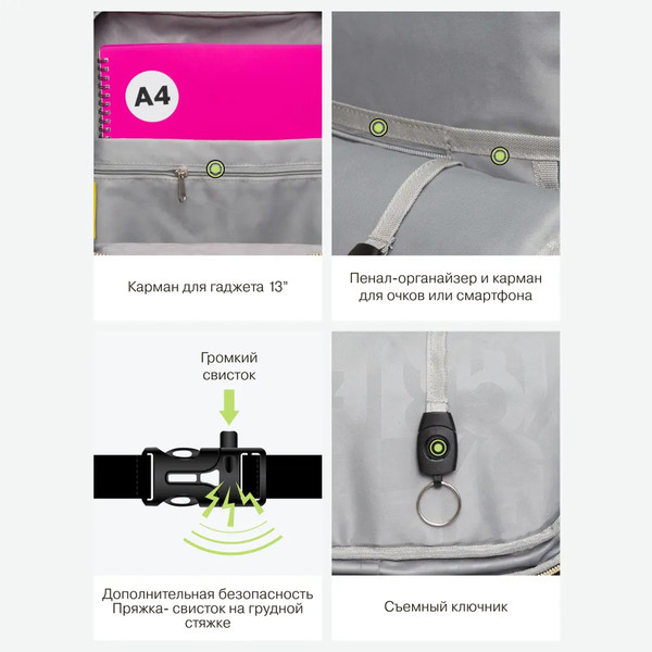 Изображение товара Рюкзак Grizzly RD-544-5 (черный)