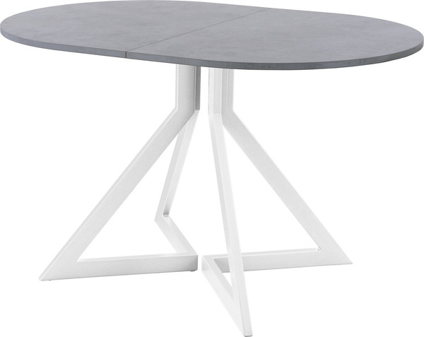 Изображение товара Обеденный стол AMC Elite Е20(1100) D3 (белый/бетон чикаго светло-серый)