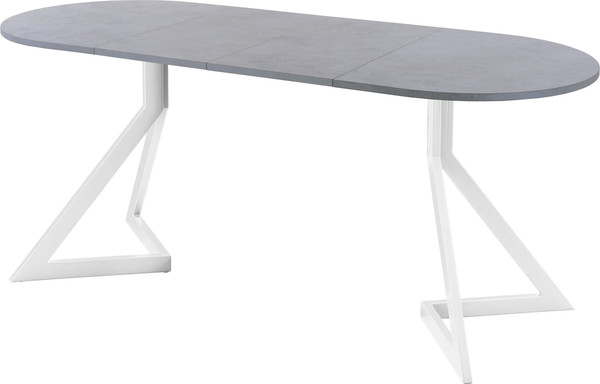 Изображение товара Обеденный стол AMC Elite Е20(1100) D3 (белый/бетон чикаго светло-серый)