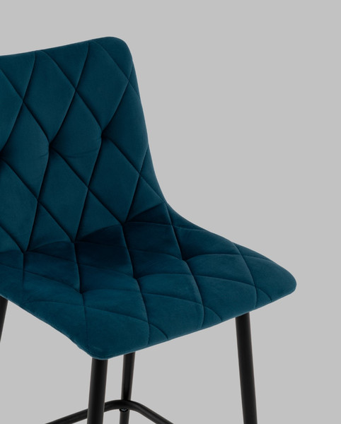 Изображение товара Стул барный Stool Group Одди Diamond / AV 443PB-Cdoc-9005 PP (велюр синий)