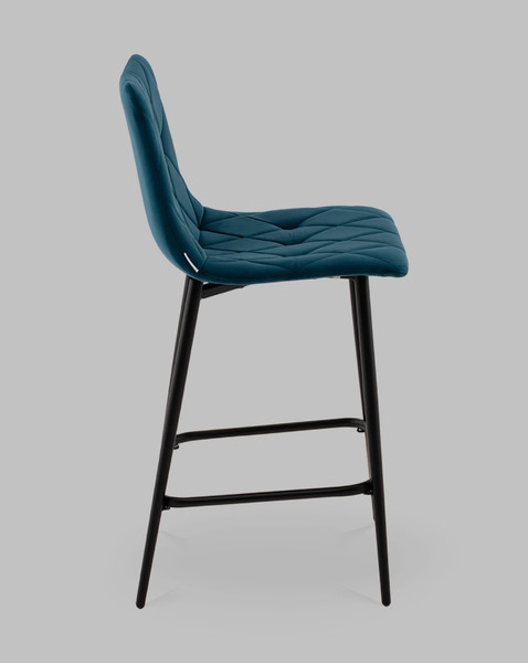 Изображение товара Стул барный Stool Group Одди Diamond / AV 443PB-Cdoc-9005 PP (велюр синий)