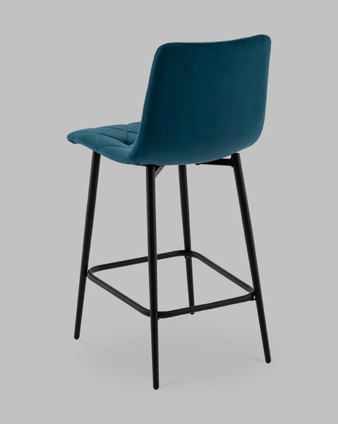 Изображение товара Стул барный Stool Group Одди Diamond / AV 443PB-Cdoc-9005 PP (велюр синий)