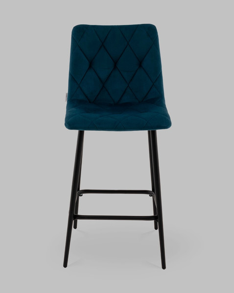 Изображение товара Стул барный Stool Group Одди Diamond / AV 443PB-Cdoc-9005 PP (велюр синий)