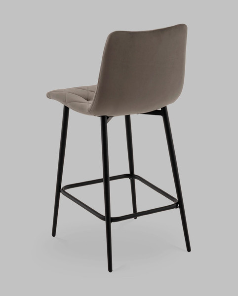 Изображение товара Стул барный Stool Group Одди Diamond / AV 443PB-Cst-9005 PP (велюр темно-серый)
