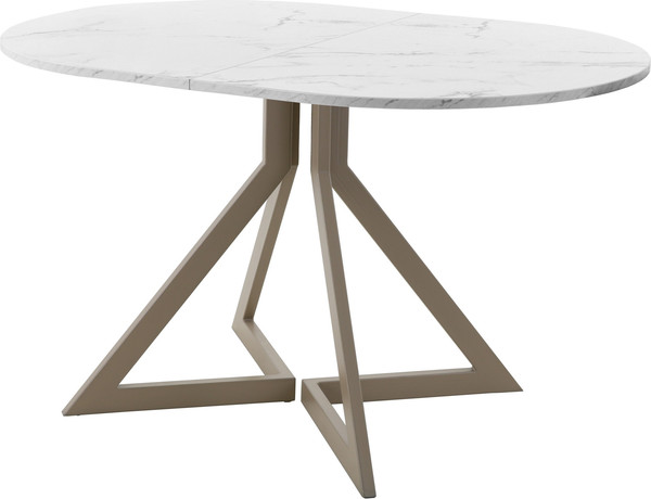Изображение товара Обеденный стол AMC Elite Е20(1100) D3 (капучино/мрамор кристалл)