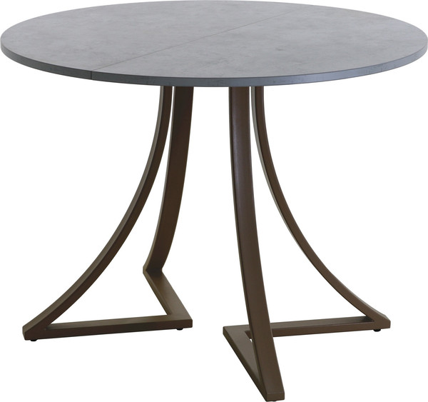 Изображение товара Обеденный стол AMC Elite Е24(900) D1 (коричневый/бетон чикаго светло-серый)