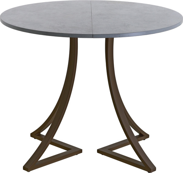 Изображение товара Обеденный стол AMC Elite Е24(900) D1 (коричневый/бетон чикаго светло-серый)