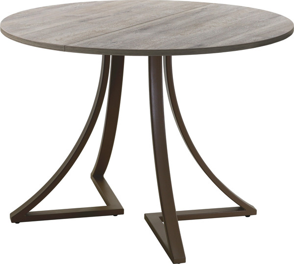 Изображение товара Обеденный стол AMC Elite Е24(900) D1 (коричневый/дуб уайт-ривер песочно-бежевый)