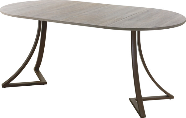 Изображение товара Обеденный стол AMC Elite Е24(900) D1 (коричневый/дуб уайт-ривер песочно-бежевый)