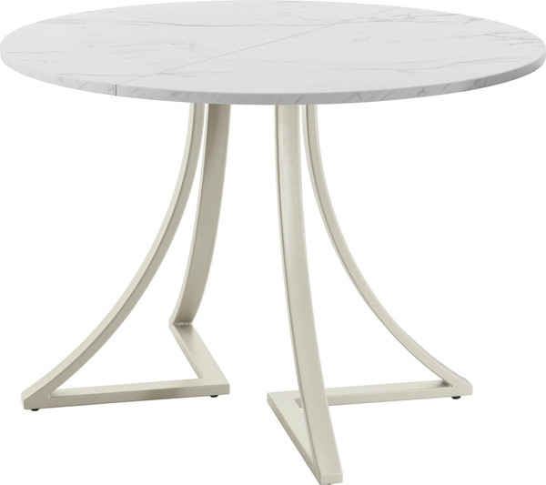 Изображение товара Обеденный стол AMC Elite Е24(900) D1 (бежевый/мрамор кристалл)