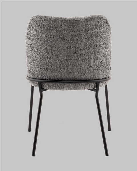 Изображение товара Стул Stool Group Кози с подлокотниками / AV 318-C86st-08 (букле темно-серый)
