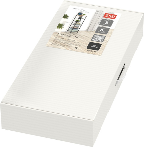 Изображение товара Стеллаж ЗМИ Торонто 16 / СТТ16 (черный)