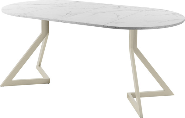 Изображение товара Обеденный стол AMC Elite Е20(900) D1 (бежевый/мрамор кристалл)