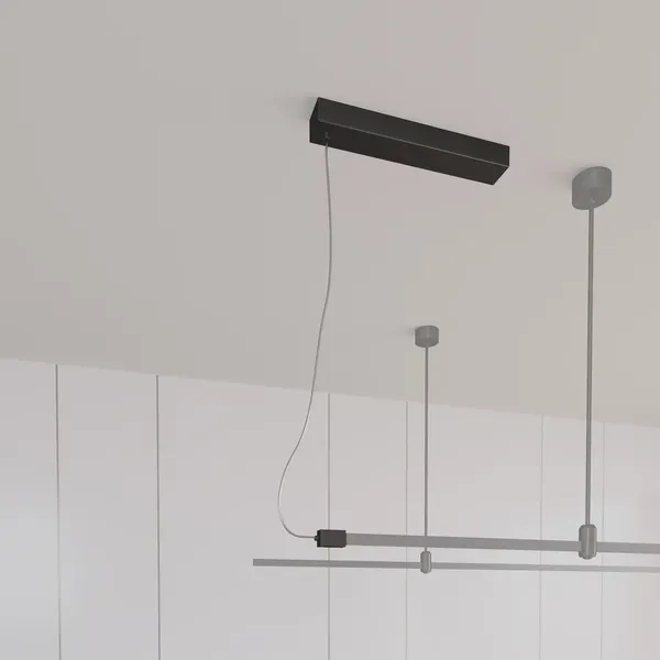 Изображение товара Потолочная база для трекового светильника Arlight ART-APRIORI-POWER-BOX-SIDE-L1500 BK / 039644