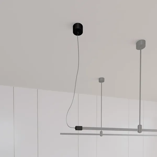 Изображение товара Потолочная база для трекового светильника Arlight ART-APRIORI-CANOPY-SIDE-L5000-POWER BK / 049338