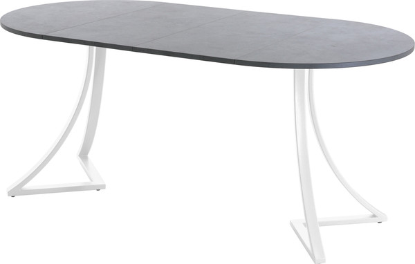 Изображение товара Обеденный стол AMC Elite Е24(900) D1 (белый/бетон чикаго светло-серый)