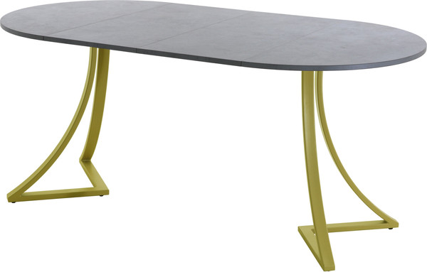 Изображение товара Обеденный стол AMC Elite Е24(900) D1 (золото/бетон чикаго светло-серый)
