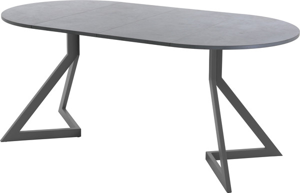 Изображение товара Обеденный стол AMC Elite Е20(900) D1 (графит/бетон чикаго светло-серый)