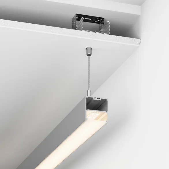 Изображение товара Профиль для светодиодной ленты Arlight SL-LINE-5050-2500 ANOD+OPAL / 020467