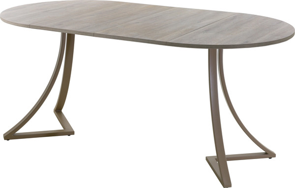 Изображение товара Обеденный стол AMC Elite Е24(900) D1 (капучино/дуб уайт-ривер песочно-бежевый)