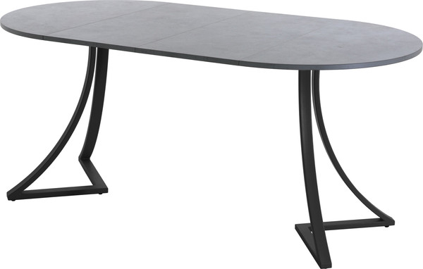 Изображение товара Обеденный стол AMC Elite Е24(800) D1 (черный/бетон чикаго светло-серый)