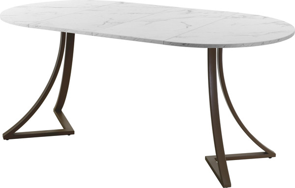 Изображение товара Обеденный стол AMC Elite Е24(800) D1 (коричневый/мрамор кристалл)