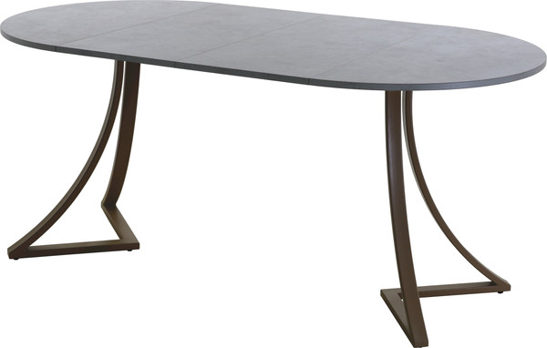 Изображение товара Обеденный стол AMC Elite Е24(800) D1 (коричневый/бетон чикаго светло-серый)