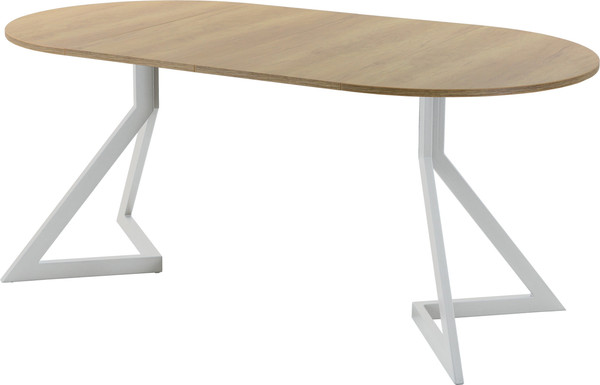 Изображение товара Обеденный стол AMC Elite Е20(900) D1 (серебро/дуб небраска натур)