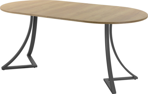 Изображение товара Обеденный стол AMC Elite Е24(800) D1 (графит/дуб небраска натур)