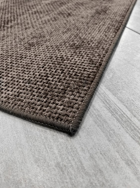 Изображение товара Набор ковриков для ванной и туалета Shengrong Textile Twist / 60x100+50x60-BROWN-twist