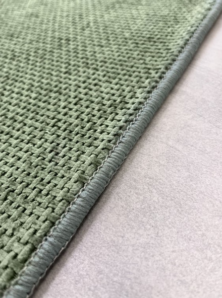 Изображение товара Набор ковриков для ванной и туалета Shengrong Textile Twist / 60x100+50x60-GREEN-twist