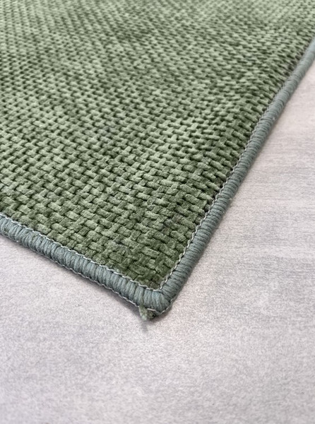 Изображение товара Набор ковриков для ванной и туалета Shengrong Textile Twist / 60x100+50x60-GREEN-twist