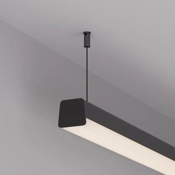 Изображение товара Профиль для светодиодной ленты Arlight LINE-D-3734-2000 TETRA BLACK+OPAL / 055072