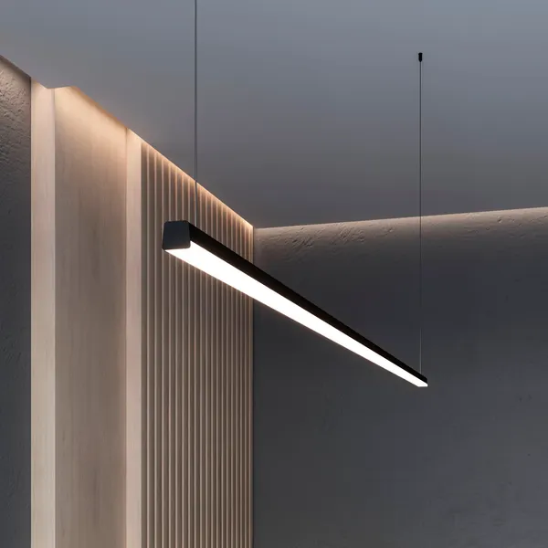 Изображение товара Профиль для светодиодной ленты Arlight LINE-D-3734-2000 TETRA BLACK+OPAL / 055072