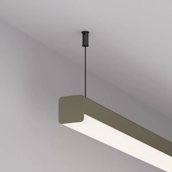 Изображение товара Профиль для светодиодной ленты Arlight LINE-D-3030-2000 SQUARE OLIVE GREY+OPAL / 055097