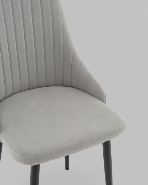 Изображение товара Стул Stool Group Касаденика / TG-kasadenika-frm09P (велюр серый/гобелен перья)