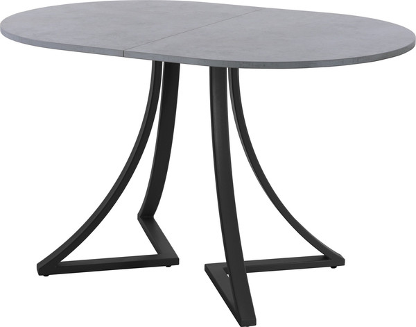 Изображение товара Обеденный стол AMC Elite Е24(1200) D3 (черный/бетон чикаго светло-серый)
