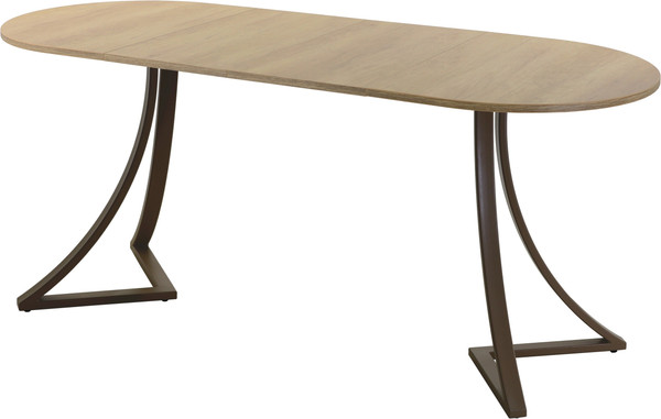 Изображение товара Обеденный стол AMC Elite Е24(1200) D3 (коричневый/дуб небраска натур)