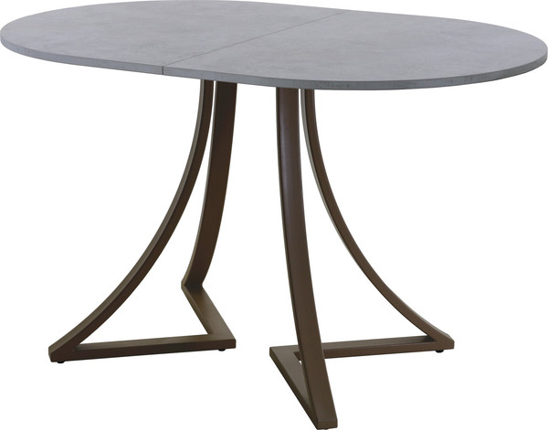 Изображение товара Обеденный стол AMC Elite Е24(1200) D3 (коричневый/бетон чикаго светло-серый)