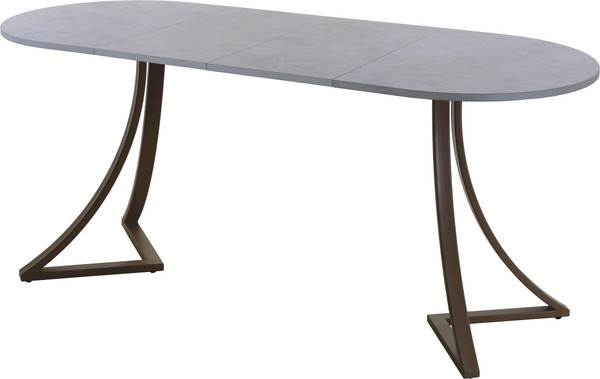 Изображение товара Обеденный стол AMC Elite Е24(1200) D3 (коричневый/бетон чикаго светло-серый)