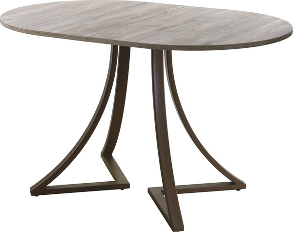 Изображение товара Обеденный стол AMC Elite Е24(1200) D3 (коричневый/дуб уайт-ривер песочно-бежевый)