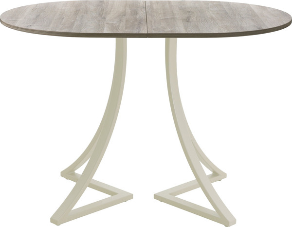 Изображение товара Обеденный стол AMC Elite Е24(1200) D3 (бежевый/дуб уайт-ривер песочно-бежевый)